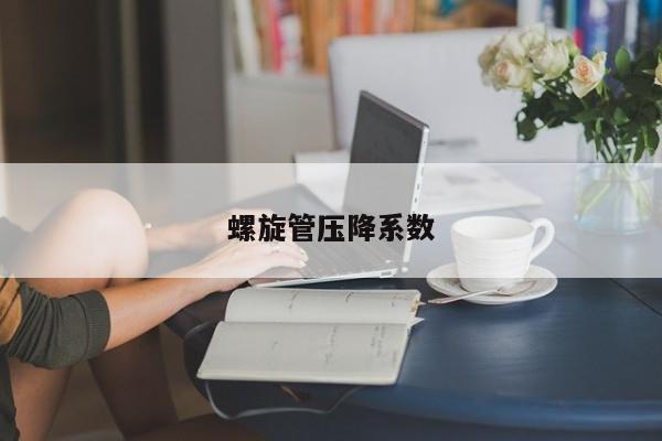 螺旋管壓降系數(shù)